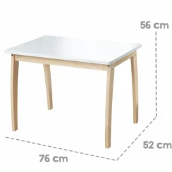 Sitzgelegenheiten|Sitzgelegenheiten|roba Baumann Kindertisch 50728WE Weiß