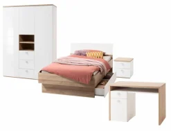 Kinder- & Jugendzimmer-Komplettsets|Kinder- & Jugendzimmer-Komplettsets|Composad Kinderzimmer-Set Globo 4tlg. Weiß