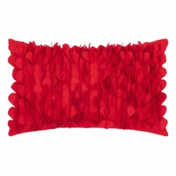 pad Dekokissen|Dekokissen & -Bezüge-Kissen Heartshape 30 x 50 cm Red