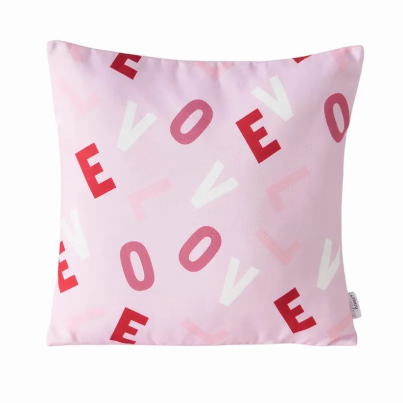 BOLTZE Dekokissen|Dekokissen & -Bezüge-Kissen Lovekiss 45 x 45 cm Lila