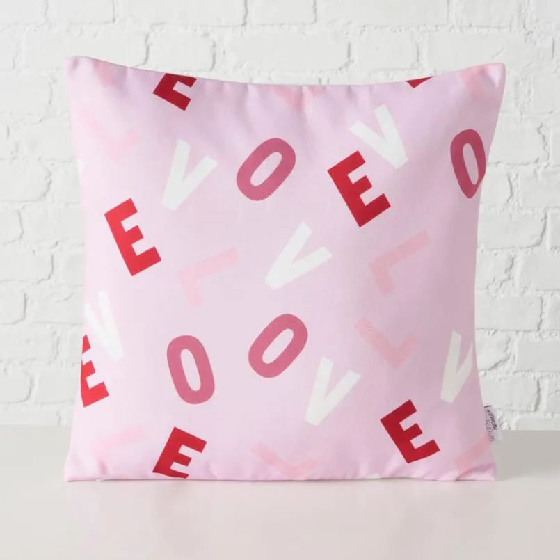 BOLTZE Dekokissen|Dekokissen & -Bezüge-Kissen Lovekiss 45 x 45 cm Lila