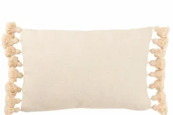 Kissen Quasten 60 x 40 cm<DAHEIM Discount