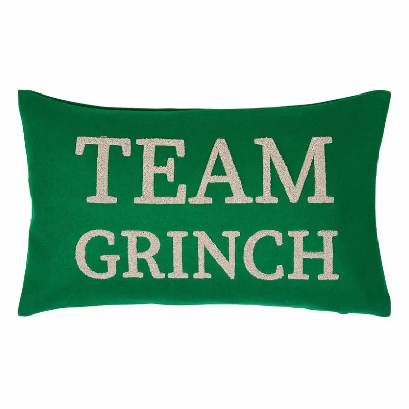 Dekokissen|Dekokissen & -Bezüge|pad Kissen Team Grinch 30 x 50 cm Grün