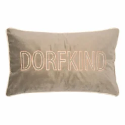 pad Dekokissen & -Bezüge|Sitzkissen & Dekokissen-Kissenbezug Dorfkind 30 x 50 cm Taupe