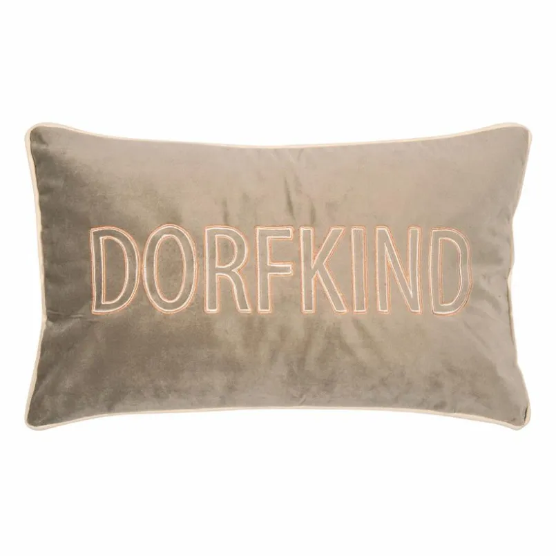 pad Dekokissen & -Bezüge|Sitzkissen & Dekokissen-Kissenbezug Dorfkind 30 x 50 cm Taupe