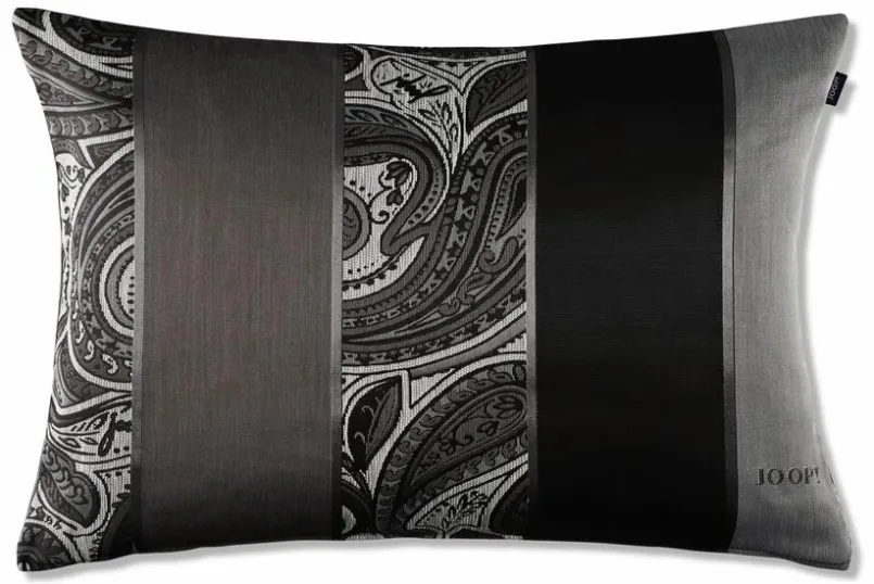 JOOP! Dekokissen & -Bezüge|Sitzkissen & Dekokissen-Kissenbezug Paisley Allover 40 x 60 cm Silbergrau