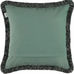 Dekokissen & -Bezüge|Sitzkissen & Dekokissen|SCHÖNER WOHNEN-Kollektion Kissenbezug Trail 45 x 45 cm Grün