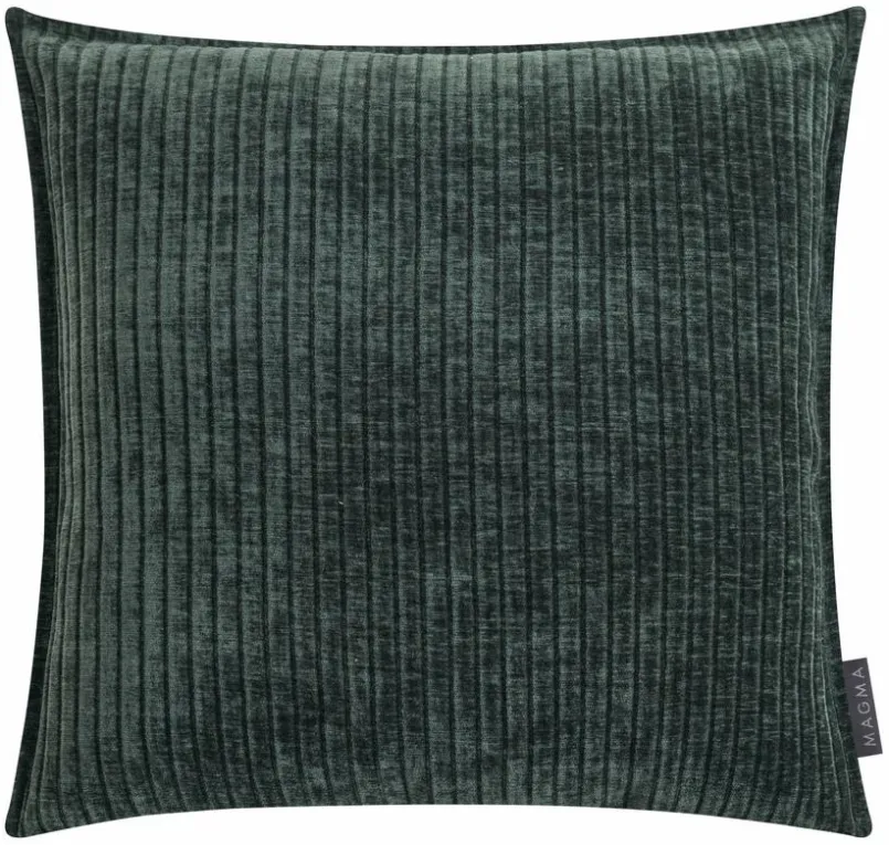 Dekokissen & -Bezüge|Sitzkissen & Dekokissen|MAGMA Kissenbezug Viale 45 x 45 cm Dunkelgrün