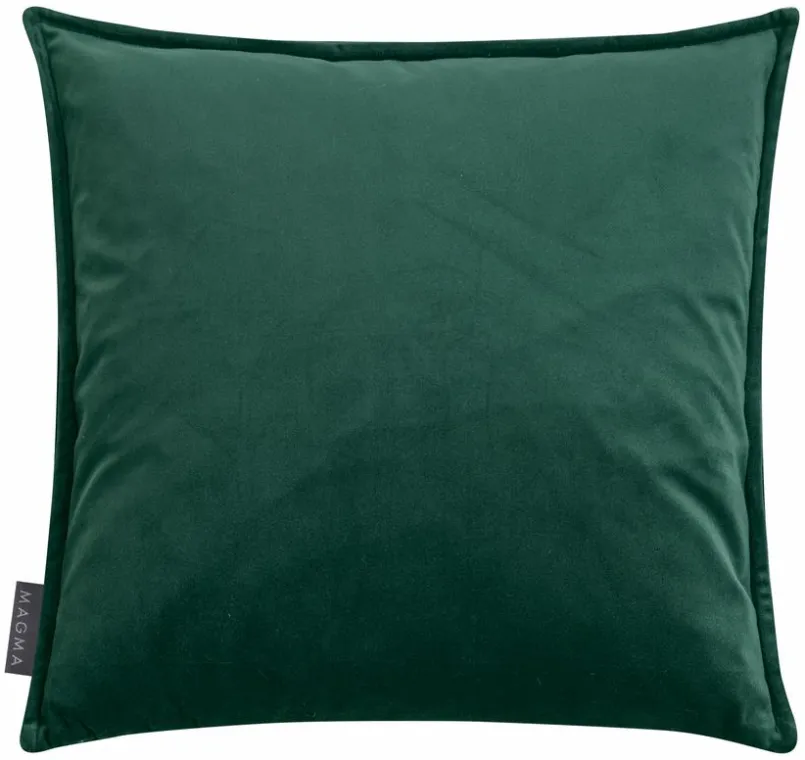 Dekokissen & -Bezüge|Sitzkissen & Dekokissen|MAGMA Kissenbezug Viale 45 x 45 cm Dunkelgrün
