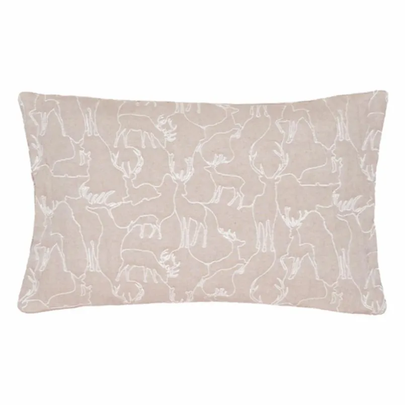 Dekokissen & -Bezüge|Sitzkissen & Dekokissen|pad Kissenbezug Wild Deer 35 x 60 cm Beige