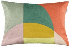 Dekokissen & -Bezüge|Sitzkissen & Dekokissen|SCHÖNER WOHNEN-Kollektion Kissenbezug Paint 38 x 58 cm Bunt