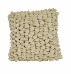HAANS Lifestyle Dekokissen & -Bezüge|Sitzkissen & Dekokissen-Kissenbezug Pebble 45 x 45 cm Weiß