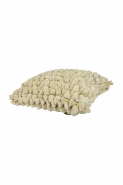 HAANS Lifestyle Dekokissen & -Bezüge|Sitzkissen & Dekokissen-Kissenbezug Pebble 45 x 45 cm Weiß