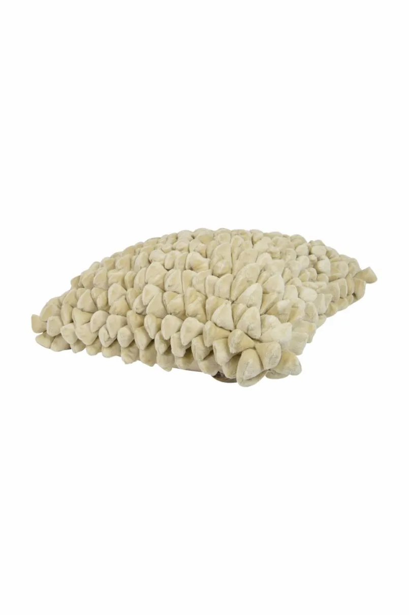 HAANS Lifestyle Dekokissen & -Bezüge|Sitzkissen & Dekokissen-Kissenbezug Pebble 45 x 45 cm Weiß