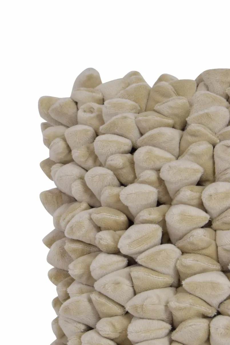 HAANS Lifestyle Dekokissen & -Bezüge|Sitzkissen & Dekokissen-Kissenbezug Pebble 45 x 45 cm Weiß