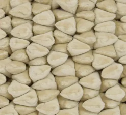 HAANS Lifestyle Dekokissen & -Bezüge|Sitzkissen & Dekokissen-Kissenbezug Pebble 45 x 45 cm Weiß
