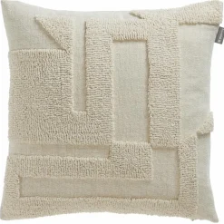 Dekokissen & -Bezüge|Sitzkissen & Dekokissen|Musterring Kissenbezug Slow 45 x 45 cm Off White