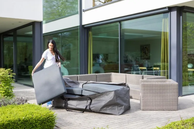 Schutzhüllen|Winza Outdoor Covers Kissen-Schutzhülle 75 x 60 x 200 cm Grau