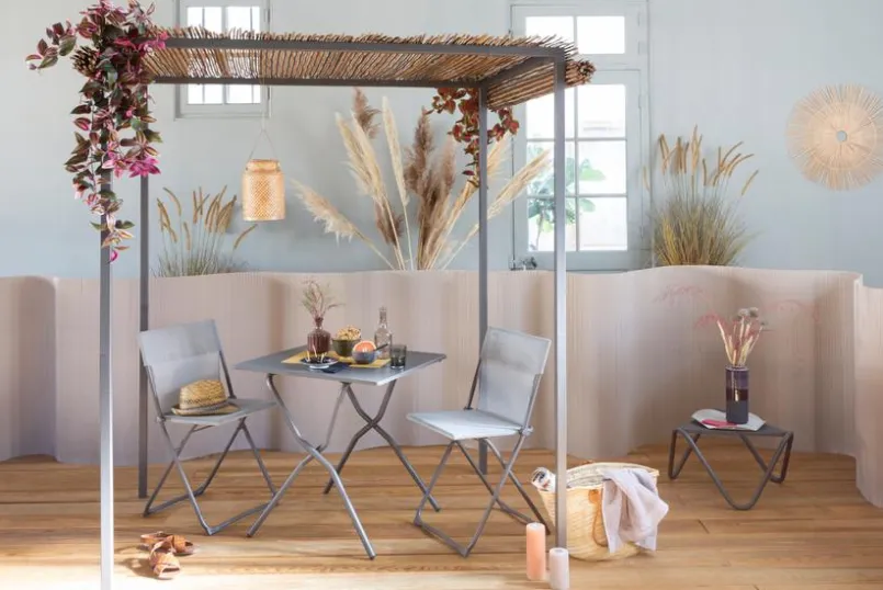 Balkontische|Lafuma Mobilier Klapptisch Balcony II 64 x 70 cm Titan