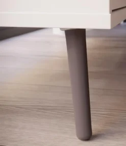 FORTE Kinderzimmer Schränke|Kinderzimmer Schränke-Kleiderschrank Harllson Weiß / Grau