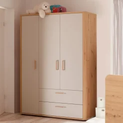 Babyzimmer Schränke & Regale|Babyzimmer Schränke & Regale|Mäusbacher Kleiderschrank Lilly 138 x 189 cm Grau