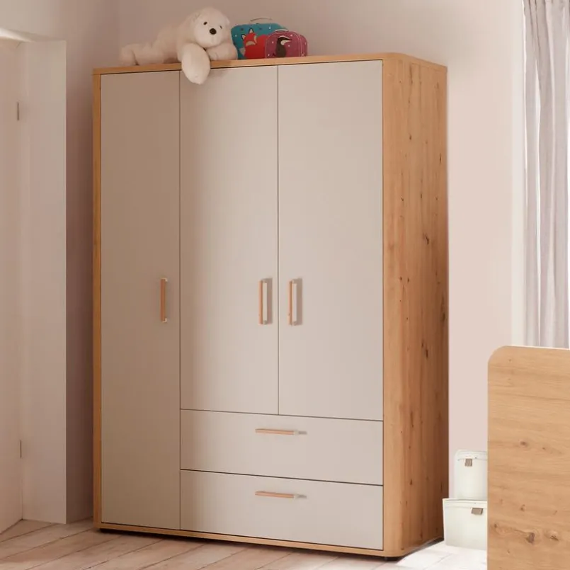 Babyzimmer Schränke & Regale|Babyzimmer Schränke & Regale|Mäusbacher Kleiderschrank Lilly 138 x 189 cm Grau