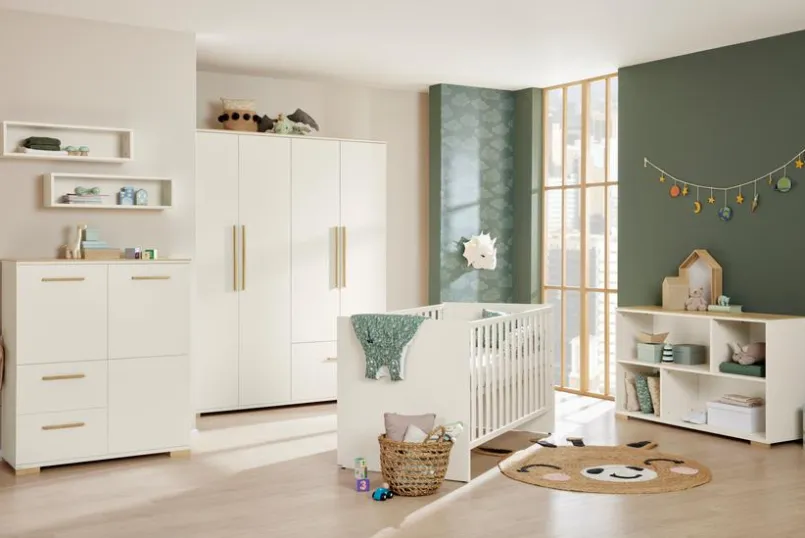 Babyzimmer Schränke & Regale|Babyzimmer Schränke & Regale|Paidi Kleiderschrank Enie 164 x 56 cm Off White