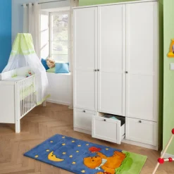 Kinderzimmer Schränke|Kinderzimmer Schränke|WIMEX Kleiderschrank Filou, 135 x 198 cm Weiß
