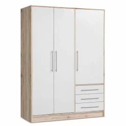 Kleiderschränke|FORTE Kleiderschrank Jupiter 145 x 200 cm Sandeiche