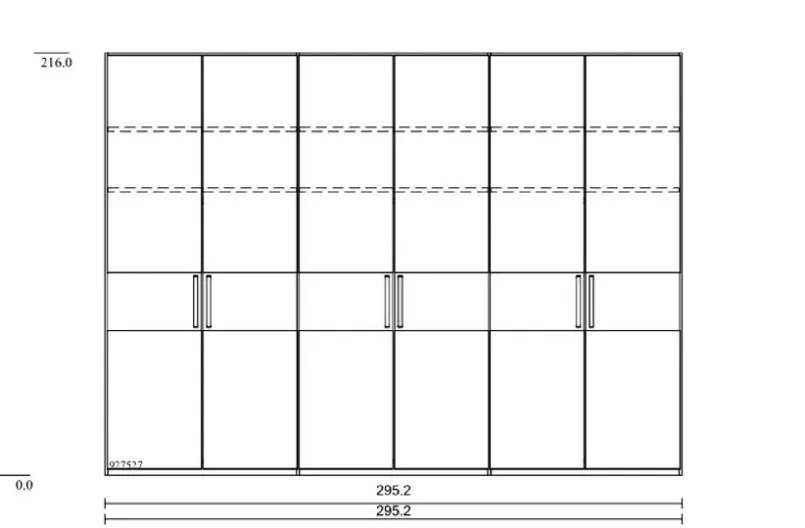 Kleiderschrank Kiruna 300 x 217 cm<Wiemann Clearance