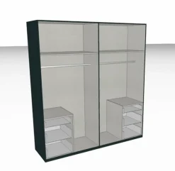 WIMEX Kleiderschränke-Kleiderschrank Level 36 200 x 216 cm Grau