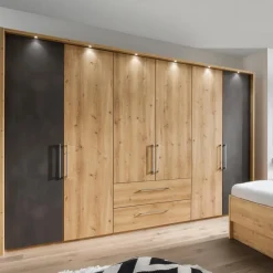 Kleiderschränke|Wiemann Kleiderschrank Madrid 300 x 216 cm Eiche