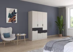 Kleiderschrank Mats 136 x 197 cm<rauch BLUE Best
