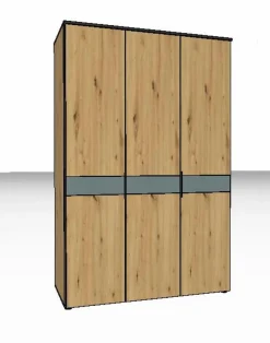 Kinderzimmer Schränke|Kinderzimmer Schränke|Rudolf Kleiderschrank NXTstep 136 x 210 cm Artisan-Eiche