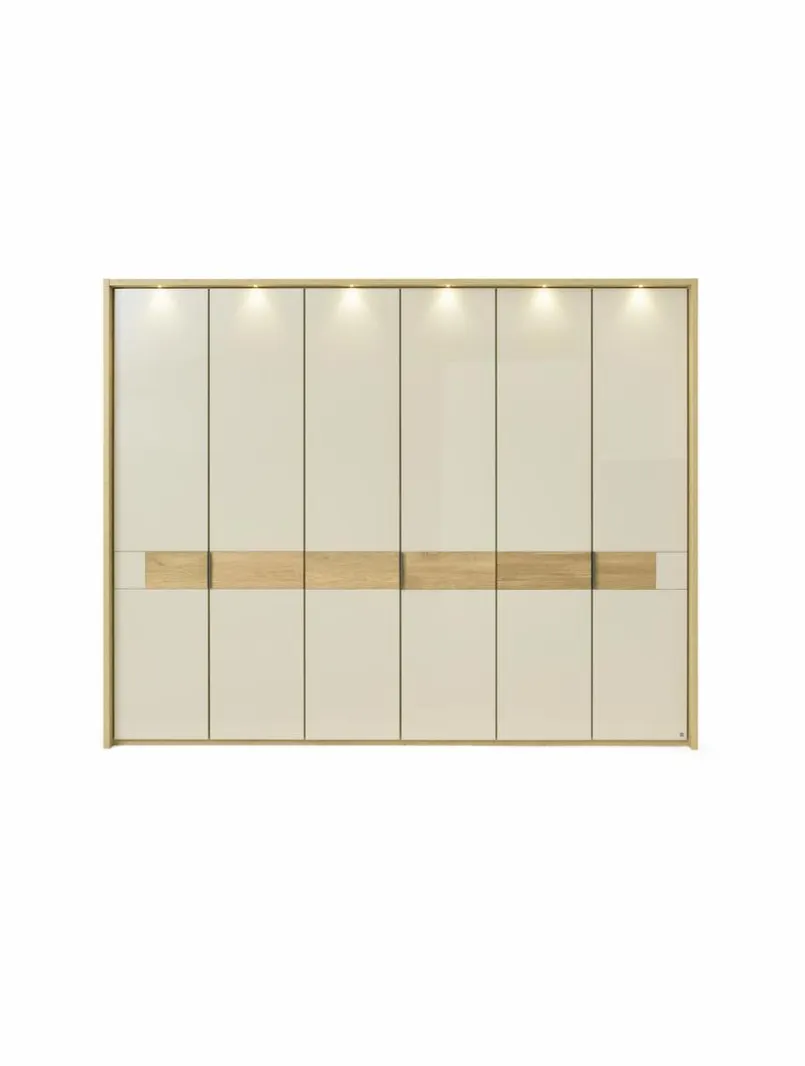 Musterring Kleiderschränke-Kleiderschrank San Francisco 300 x 216 cm Champagner