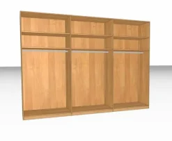 Musterring Kleiderschränke-Kleiderschrank San Francisco 300 x 216 cm Champagner