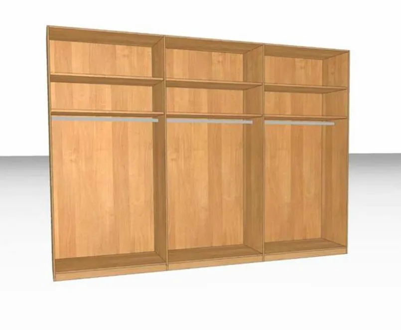 Musterring Kleiderschränke-Kleiderschrank San Francisco 300 x 216 cm Champagner