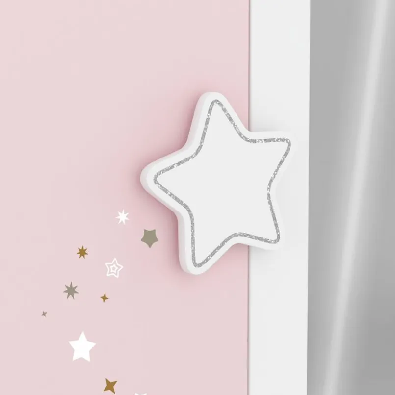 Kinderzimmer Schränke|Kinderzimmer Schränke|demeyere Kleiderschrank Stella 95 x 187 cm Rosa
