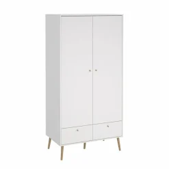 Tvilum Kinderzimmer Schränke|Kinderzimmer Schränke-Kleiderschrank 2-trg Bodo Weiß