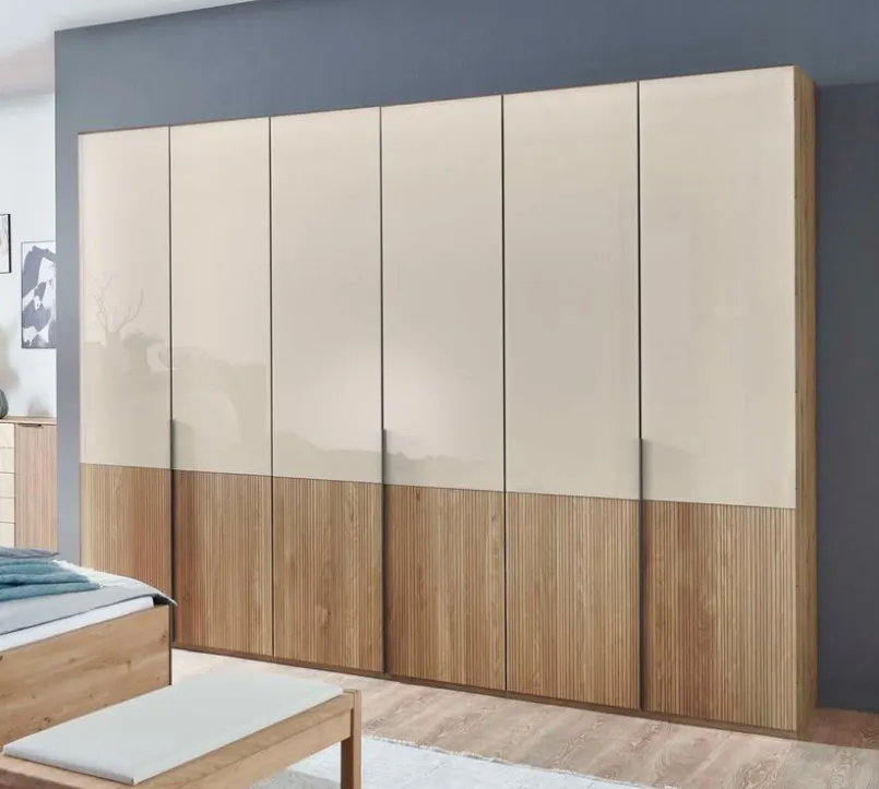 Kleiderschränke|Wiemann Kleiderschrank Valetta 300 x 216 cm Eiche Bianco