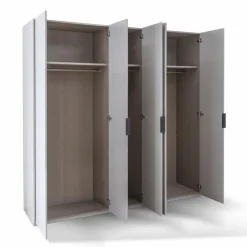 rauch ORANGE Kleiderschränke-Kleiderschrank Vareno 225 x 222 cm Seidengrau