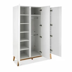 Babyzimmer Schränke & Regale|Babyzimmer Schränke & Regale|Portobello Kleiderschrank Venta 135 x 195 cm Weiß