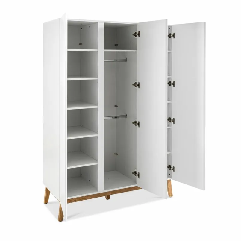 Babyzimmer Schränke & Regale|Babyzimmer Schränke & Regale|Portobello Kleiderschrank Venta 135 x 195 cm Weiß