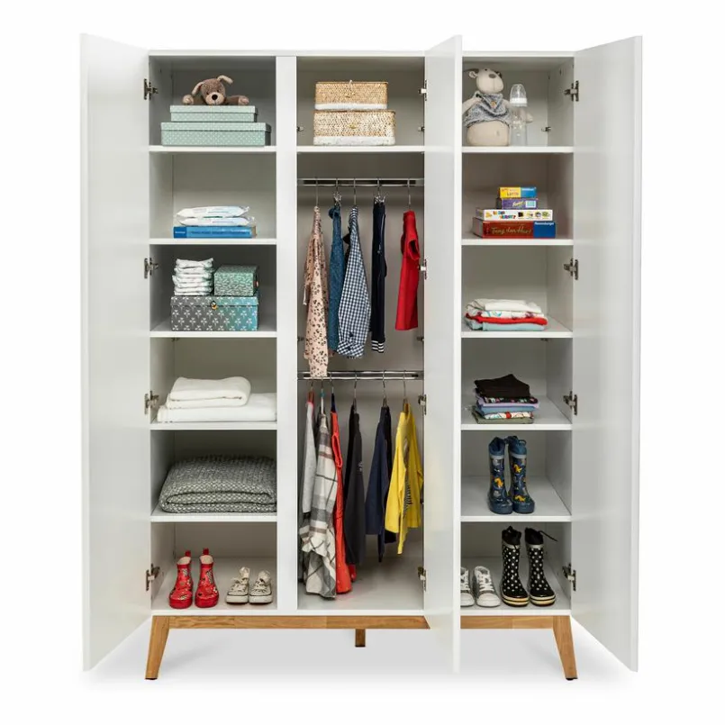 Babyzimmer Schränke & Regale|Babyzimmer Schränke & Regale|Portobello Kleiderschrank Venta 135 x 195 cm Weiß
