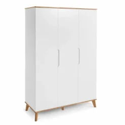 Babyzimmer Schränke & Regale|Babyzimmer Schränke & Regale|Portobello Kleiderschrank Vivo, 135 x 200 cm Weiß