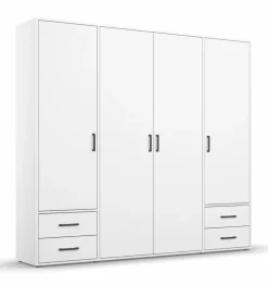 rauch BLUE Kleiderschränke-Kleiderschrank Voyager 187 x 194 cm Alpinweiß