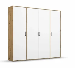 Kleiderschränke|rauch BLUE Kleiderschrank Voyager 187 x 194 cm Alpinweiß / Eiche Artisan