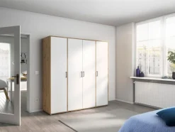 Kleiderschränke|rauch BLUE Kleiderschrank Voyager 187 x 194 cm Alpinweiß / Eiche Artisan