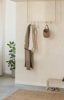 Praktisch Im Flur|Metallbude Kleiderstange Rubi 80x120 Cashew