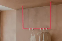 Praktisch Im Flur|Metallbude Kleiderstange Rubi 80x100 Pink